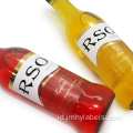 Hot jual label anggur botol khusus